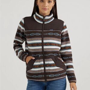 Wrangler Striped Sherpa Jacket